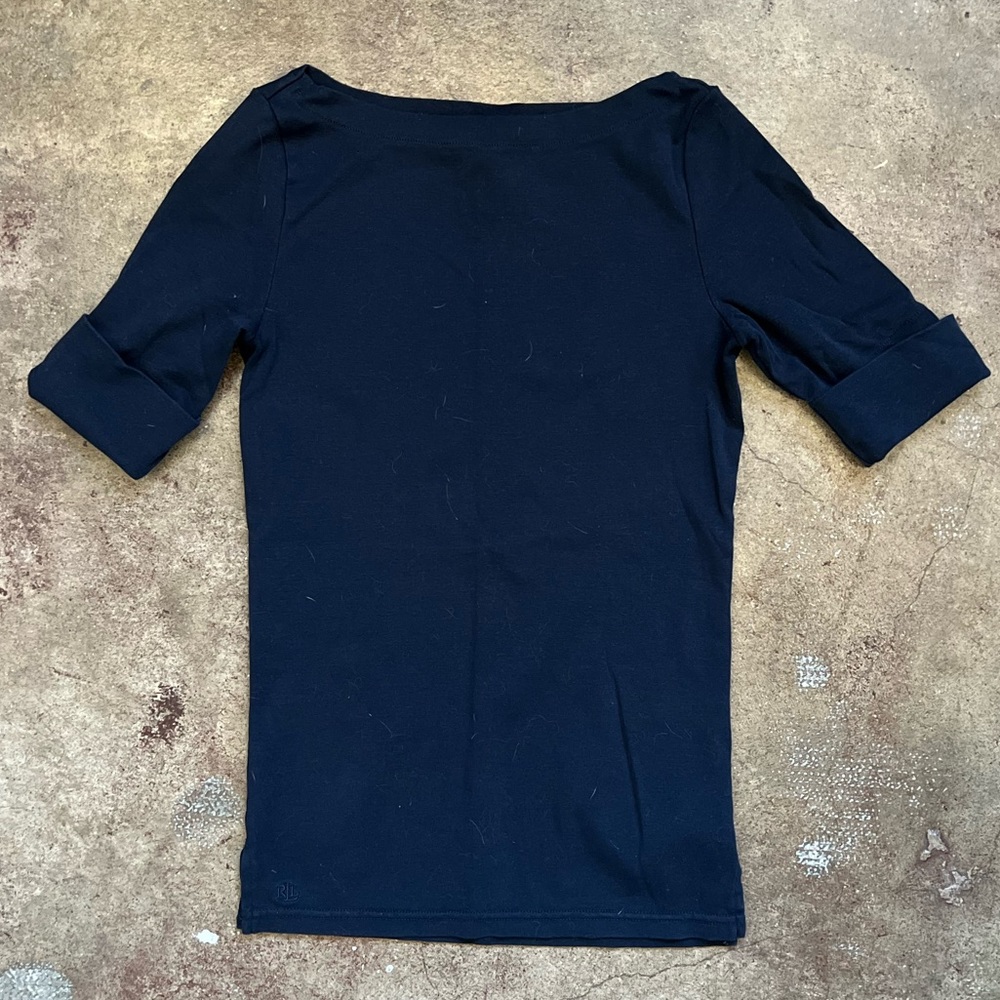 Ralph Lauren boatneck tee
